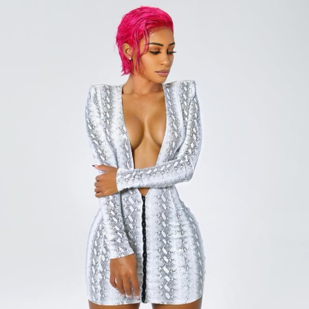 Klovet Envy- Charcoal Venom Blazer Dress